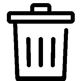 busket delete icon