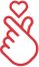 hand heart icon